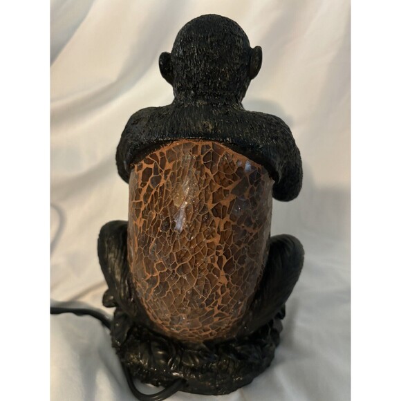 Speak No Evil Unique Monkey Gorilla Accent Lamp Nightlight Brand New (TLS1038C) - Picture 4 of 8